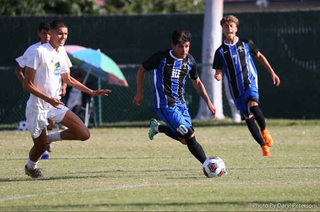 Bryan Ortega scored the first goal of the game for the Falcons against Oxnard